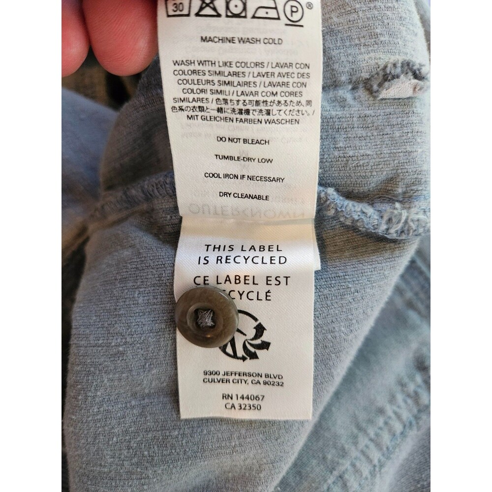 OUTERKNOWN S.E.A. Corduroy Jumpsuit Outpost Womens M Slate Blue Utility Coverall - Picture 11 of 11